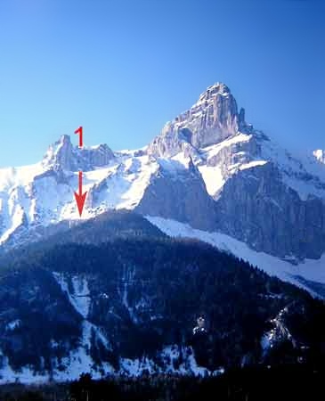 La face nord de l'Obiou dans le Dévoluy (Hautes-Alpes)