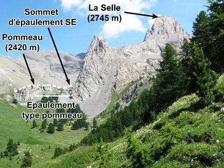 La Pointe de la Selle dans le Queyras