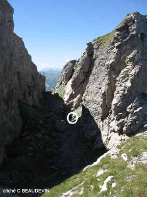 Sillons rocheux au Rocher du Vent (Beaufortain)