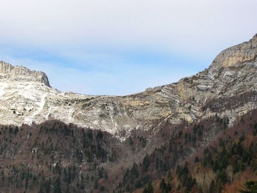 Le col de l'Arc dans la vallée du Drac en Isère