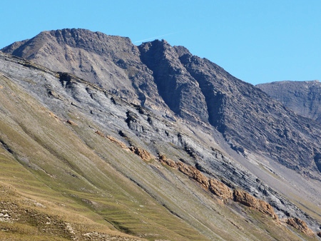 Ravins de la Roche de Casse, vallon du Goléon, La Grave (Hautes-Alpes)