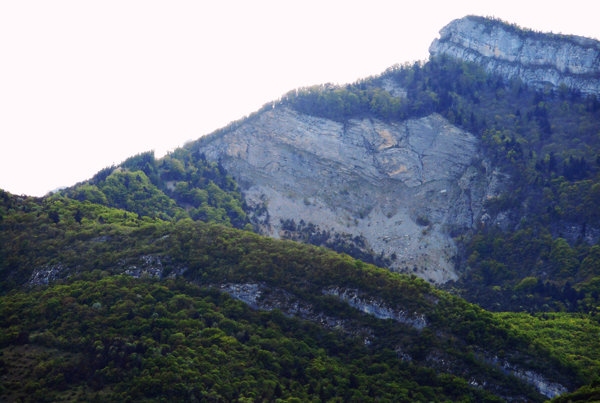 Le ravinement de l'Eperrimont en Isère