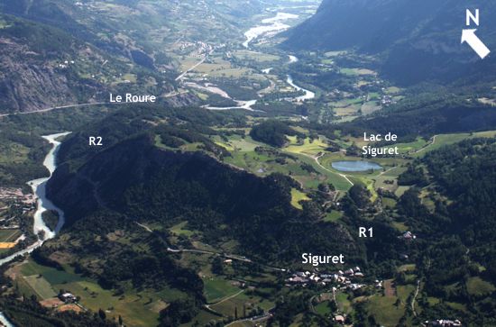 Les ravines glaciaires du verrou de Siguret (Hautes-Alpes)