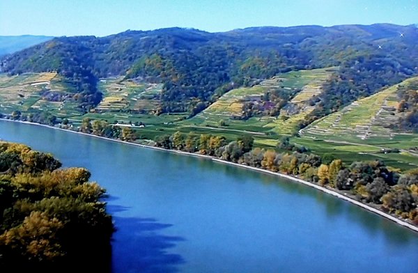 Les éventails d'épaulements des environ de Spitz sur le Danube