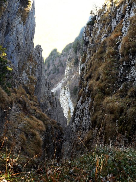 La Cheminée, dans le versant ouest du Vercors