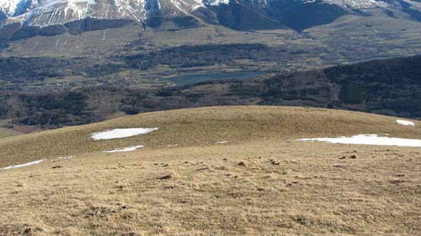 Le sommet d'épaulement  sur l'arête nord ouest du Sénépy